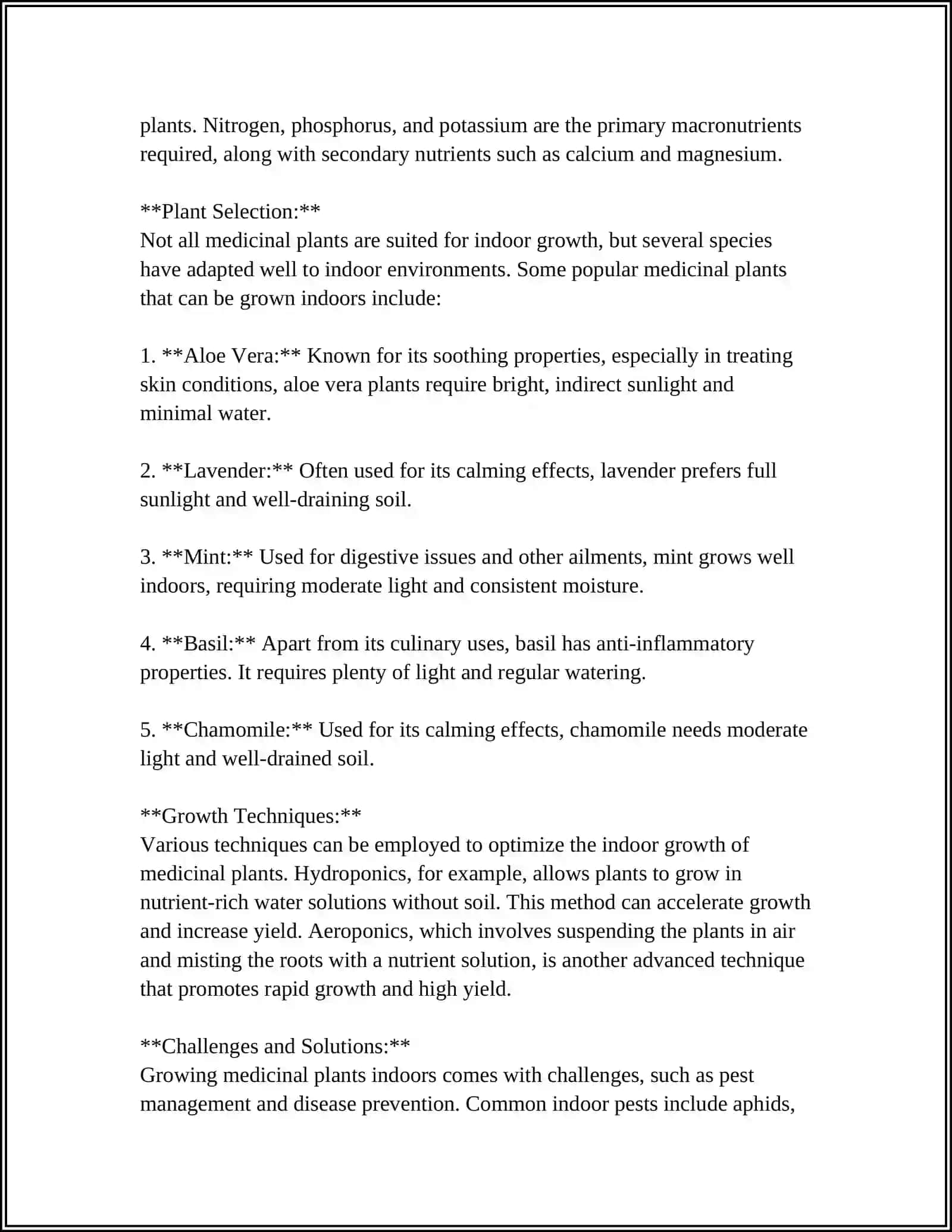 GROWING MEDICINAL PLANTS(MODAL VERBS) 4