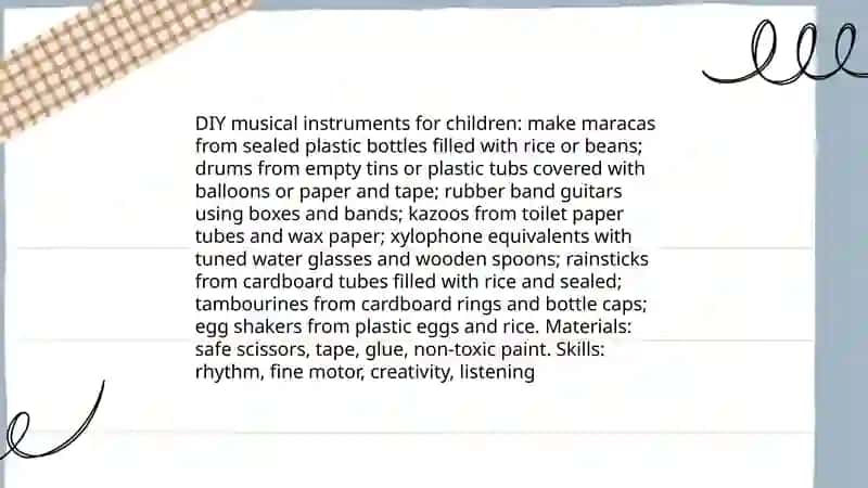 Creative tasks for children 4