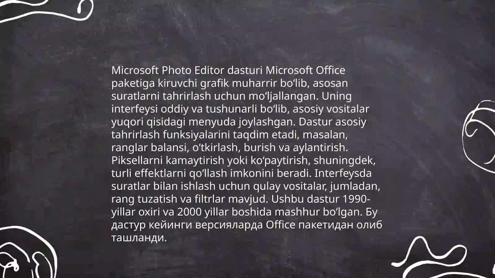 Microsoft Photo Editor 4