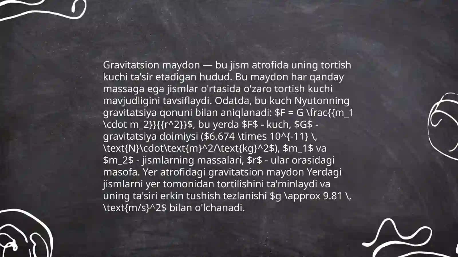 Gravitatsiya qonuni tarixi 4