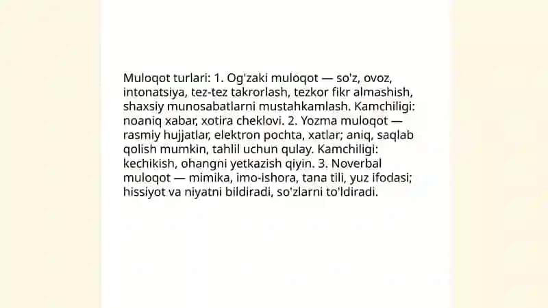 Muloqot 4
