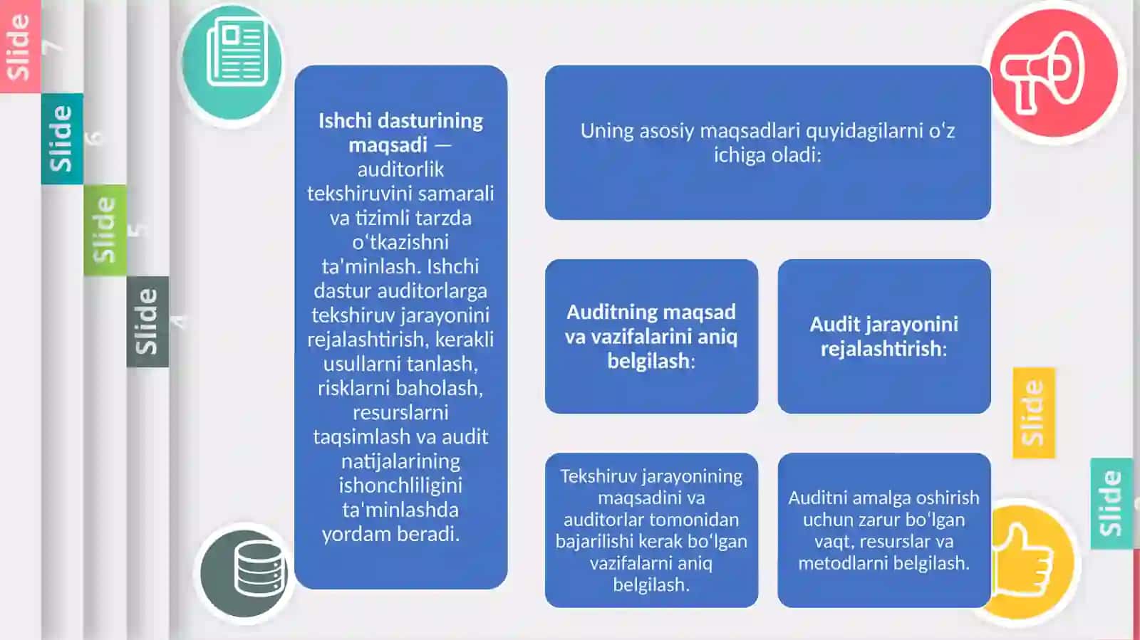 AUDITORLIK TEKSHIRUVI ISHCHI DASTURI 4