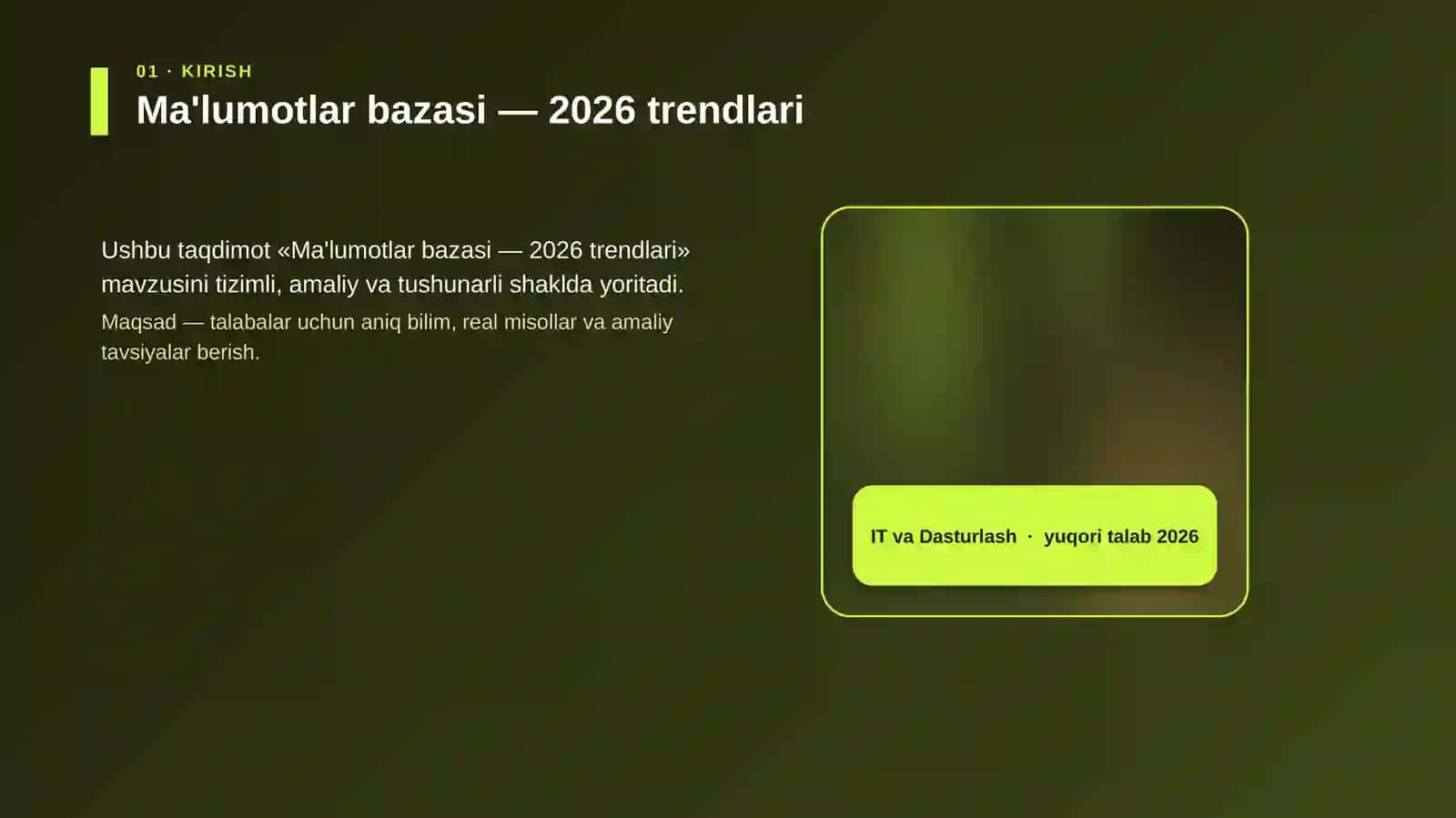 Ma'lumotlar bazasi — 2026 trendlari 4