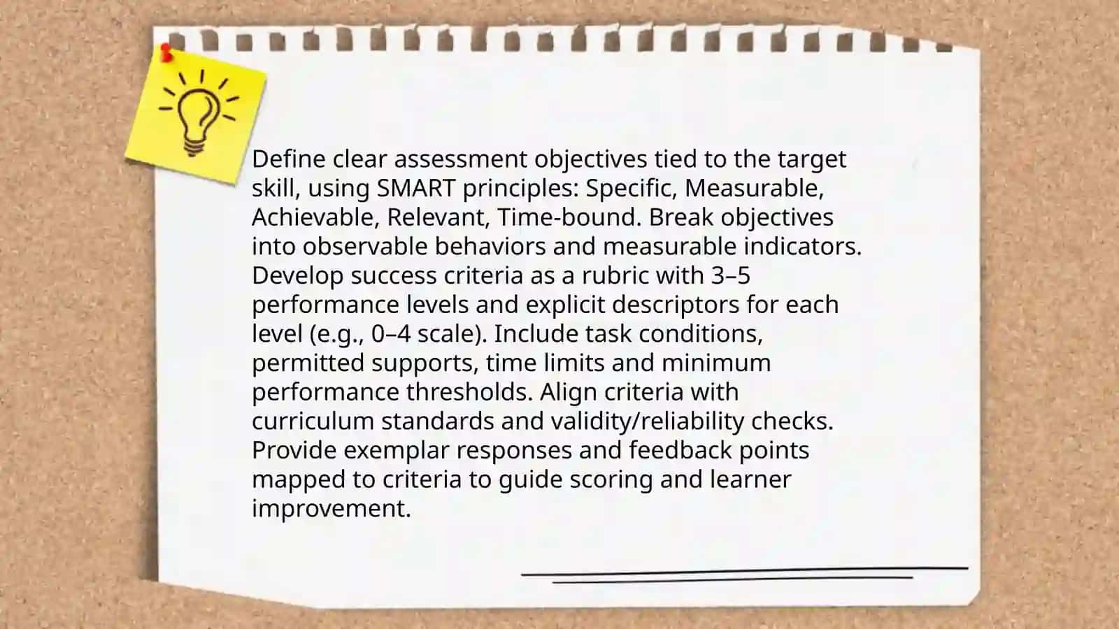 Task-Based Assessment for Specific Skill 4