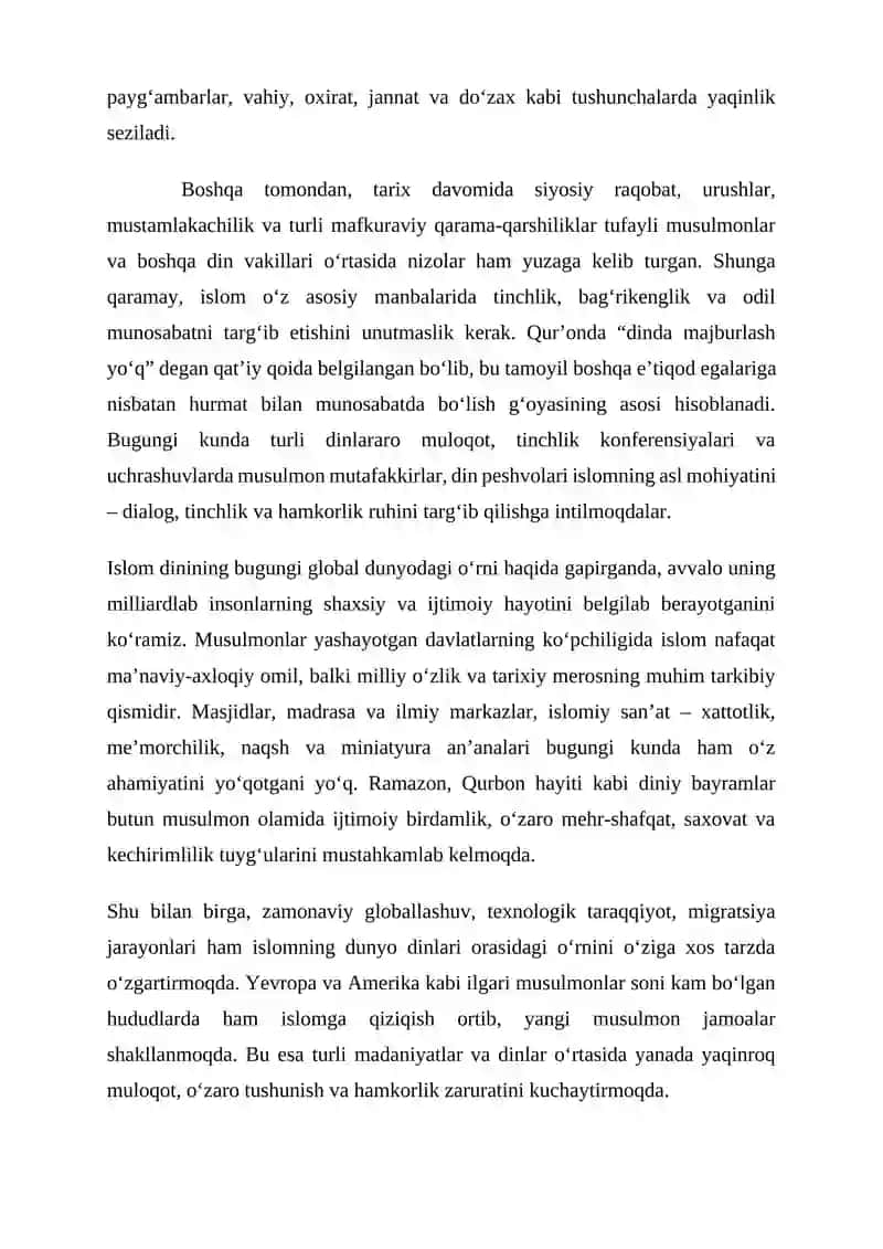 Islom dini tarixi va mohiyati 4