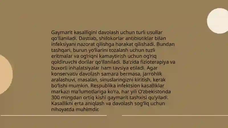 Gaymarit kasalligi 4