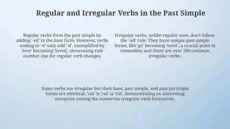 Past simple 4