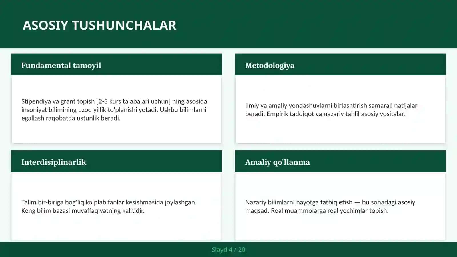 Stipendiya va grant topish [2-3 kurs talabalari uchun] 4