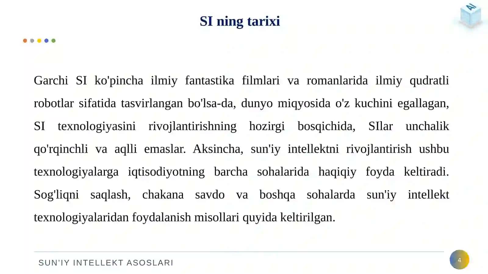 Sun'iy intellekt 4