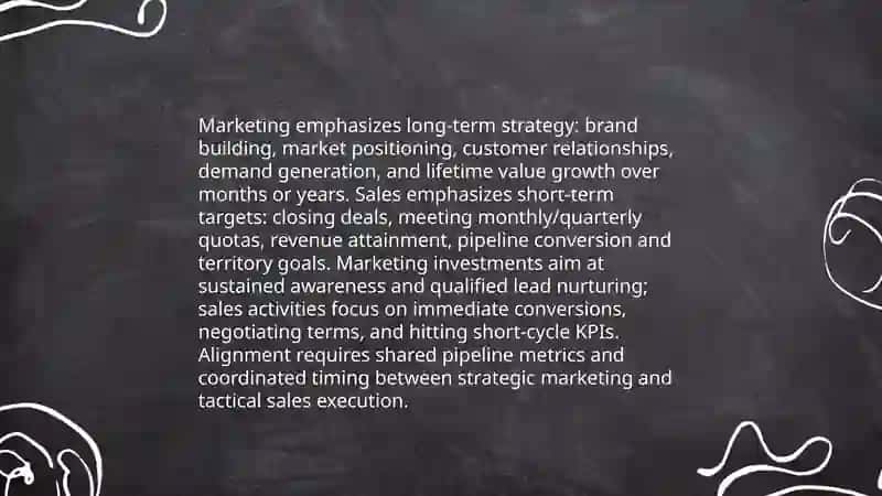 Key differences between sales and marketing 4