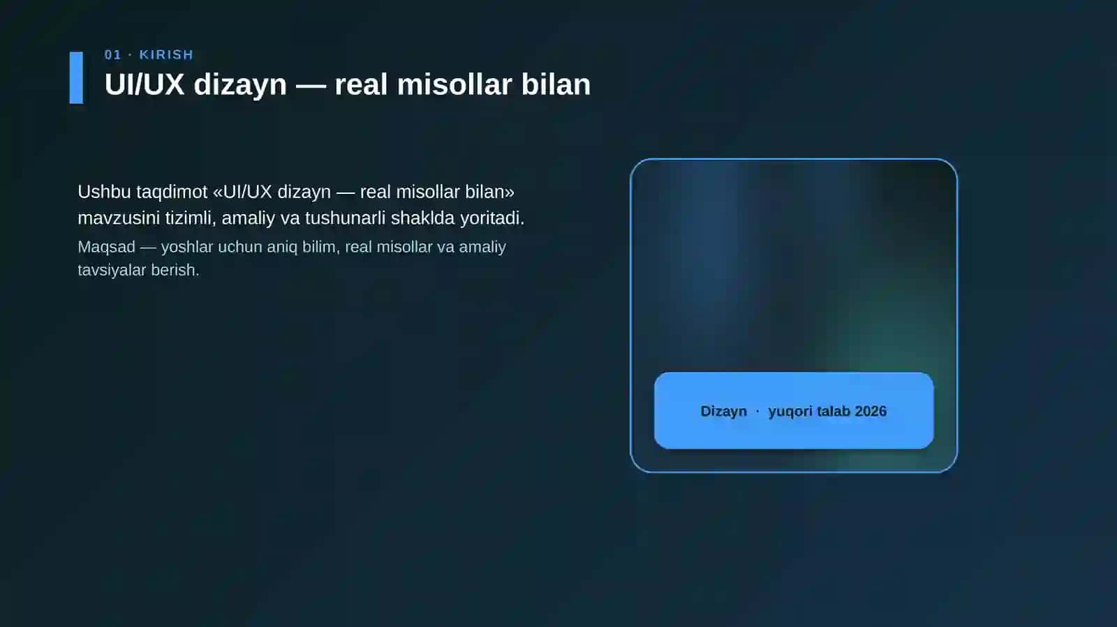 UI/UX dizayn — real misollar bilan 4