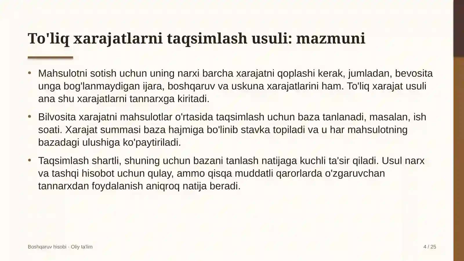Ko'p qavatli uylar qurilishida to'liq xarajatlarni taqsimlash usulini qo'llash 4