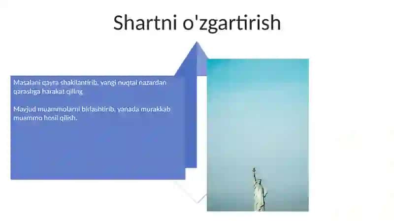 Transformatsiya Texnikalari va O'zgartirishlar 4