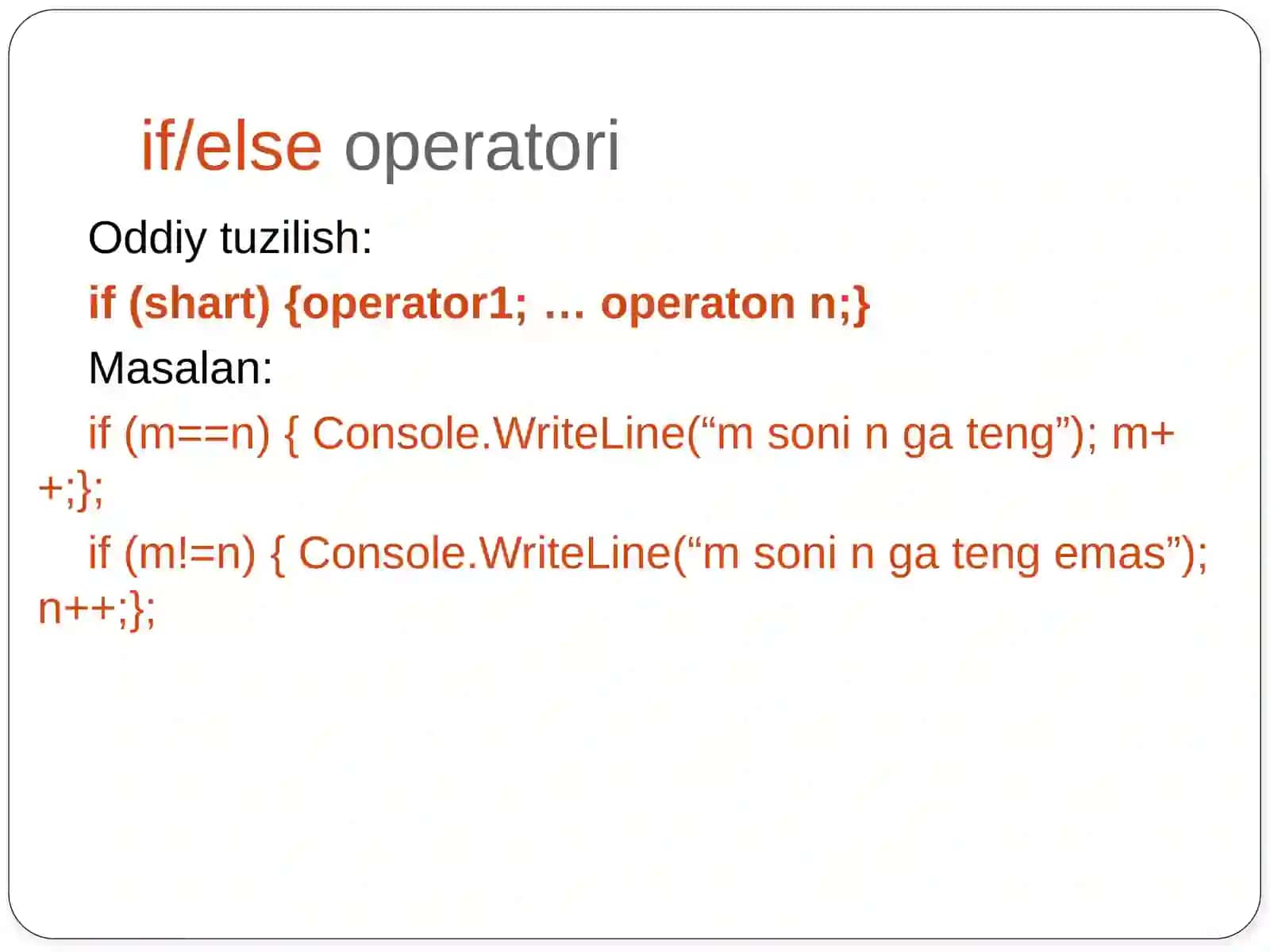 C# da shart operatori 4
