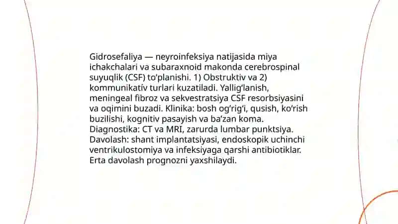 Neyroinfeksiyadagi asoratlar 4