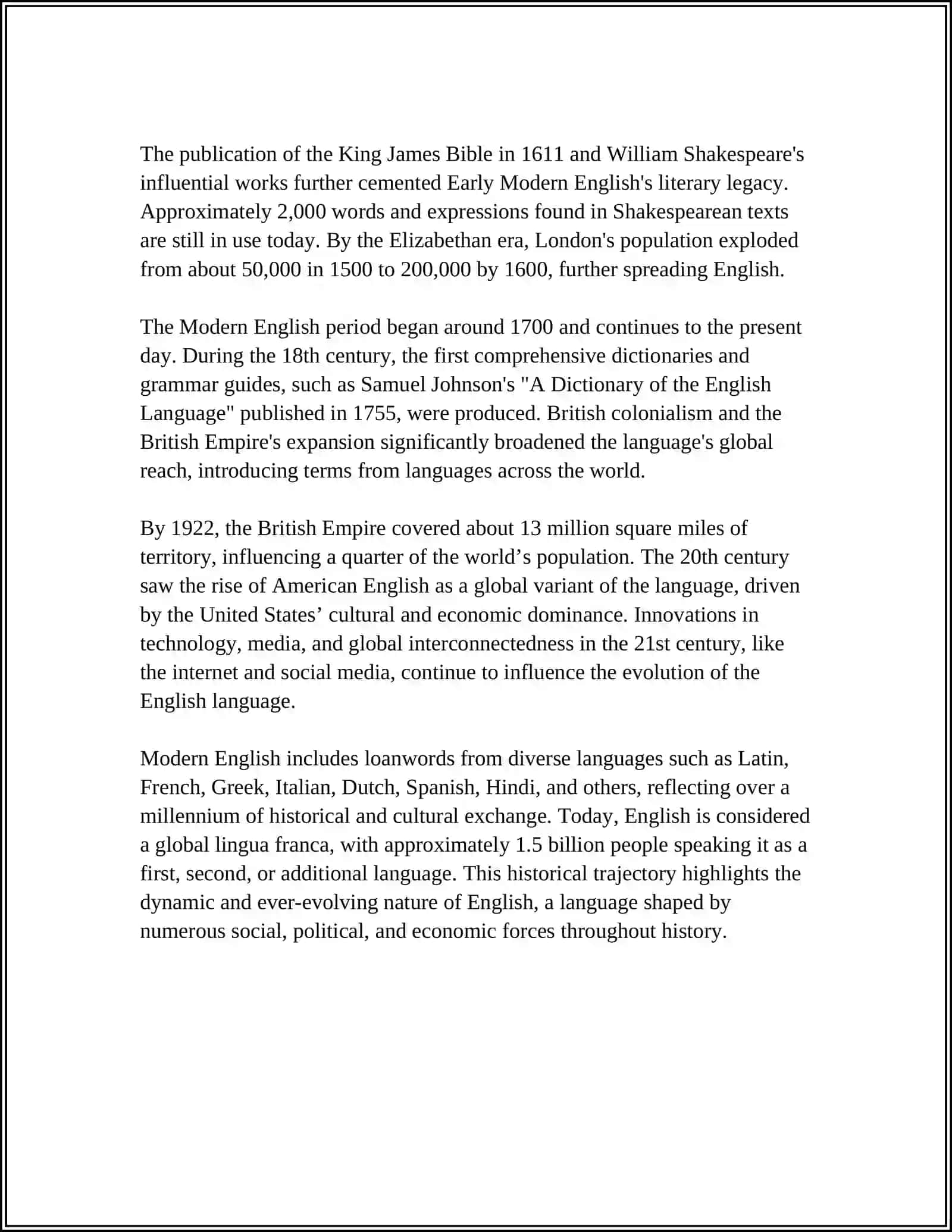 History of Language 4