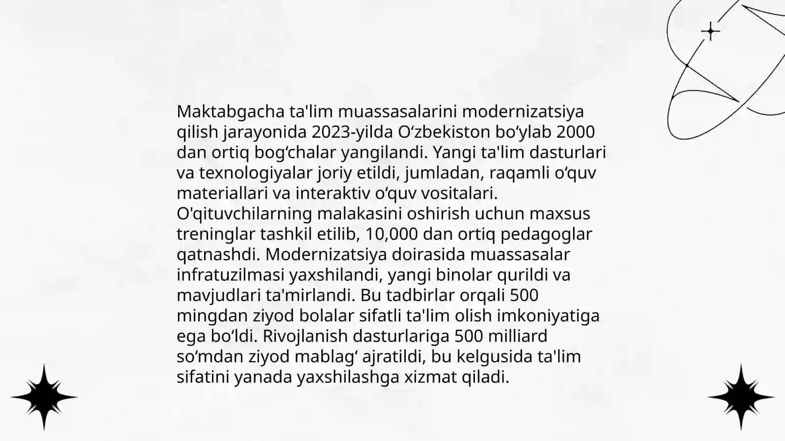 Ta'lim-tarbiya islohotlari 4
