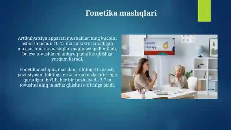 Logopedik tasir tamoyillari va metodlari 4
