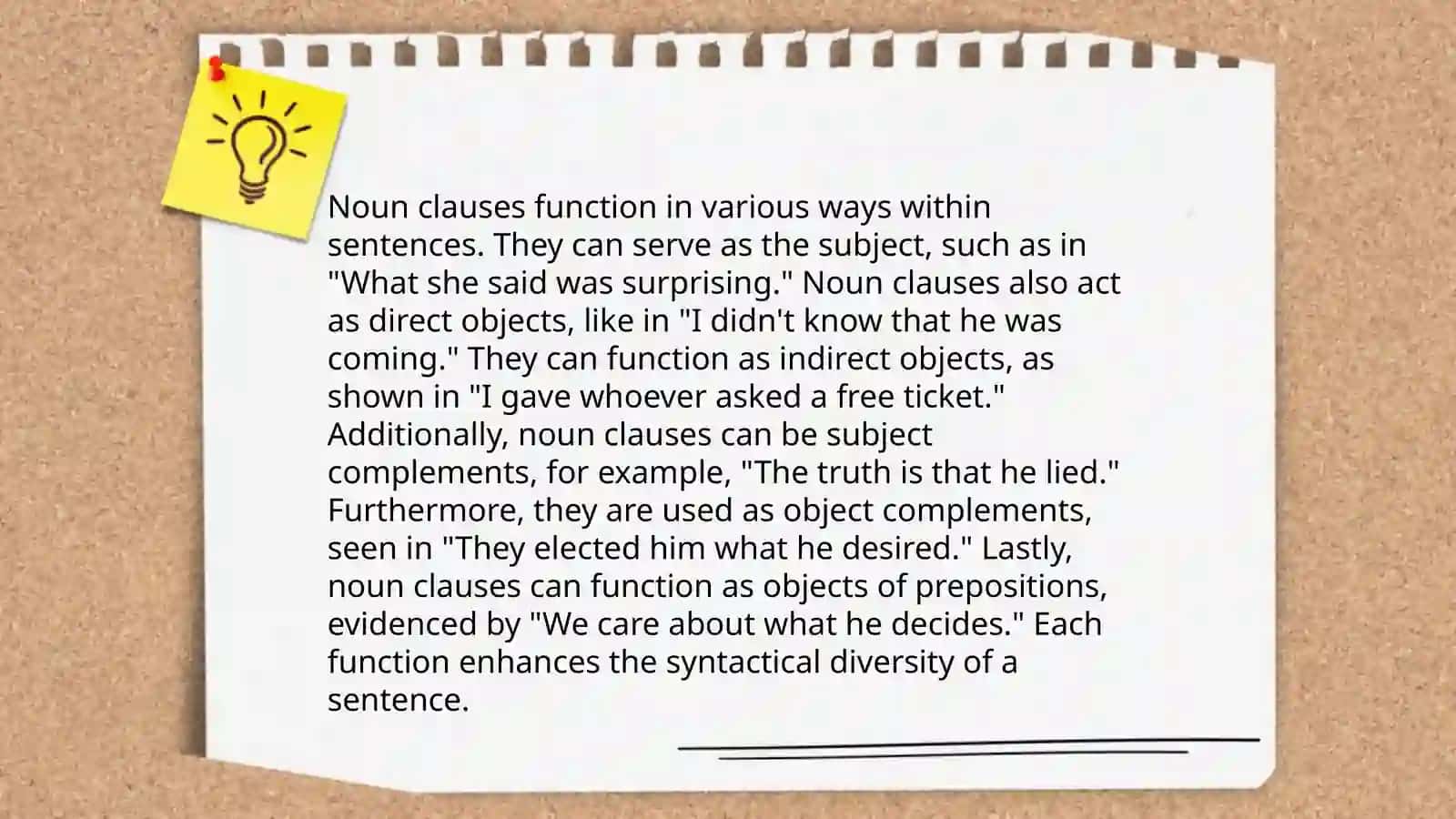 Noun Clauses 4