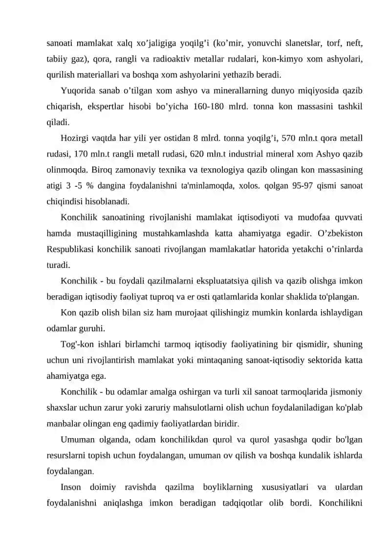 Konchilik sanoati tarixi 4