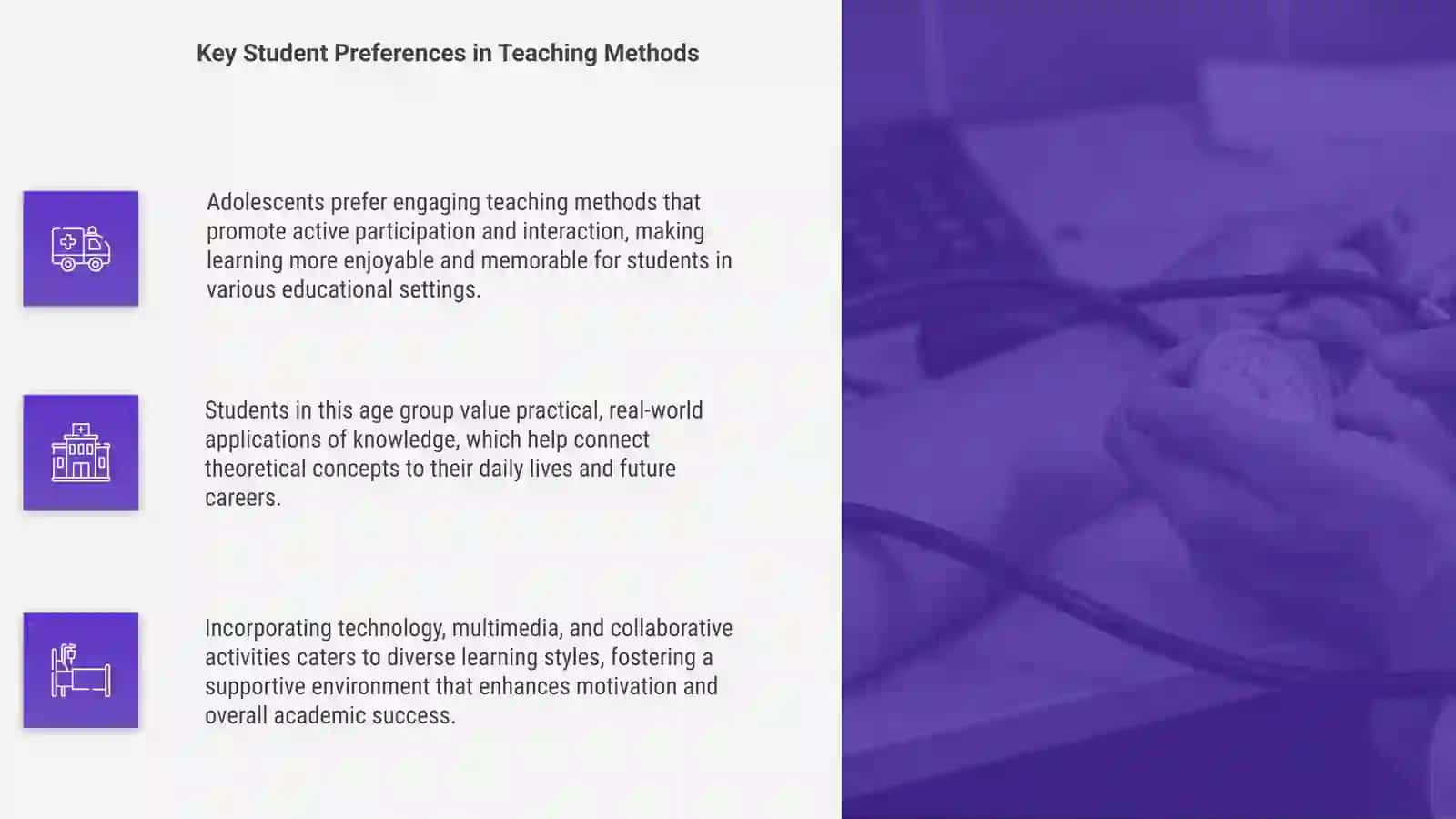 Teaching Adolescent: Student Preferences 4