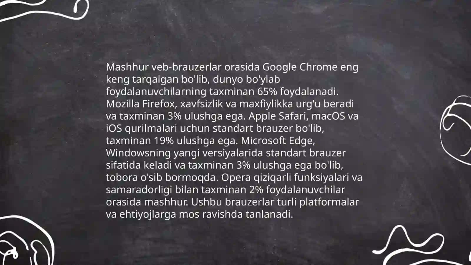 Web-brauzerlar bilan ishlash asoslari 4