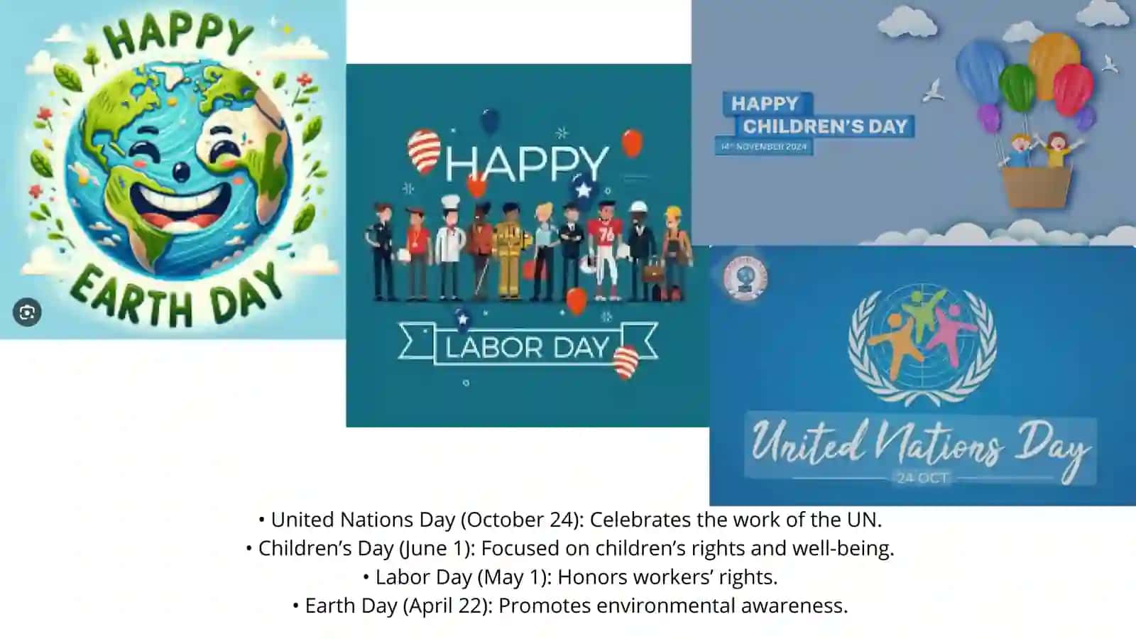 WORLD HOLIDAYS 4
