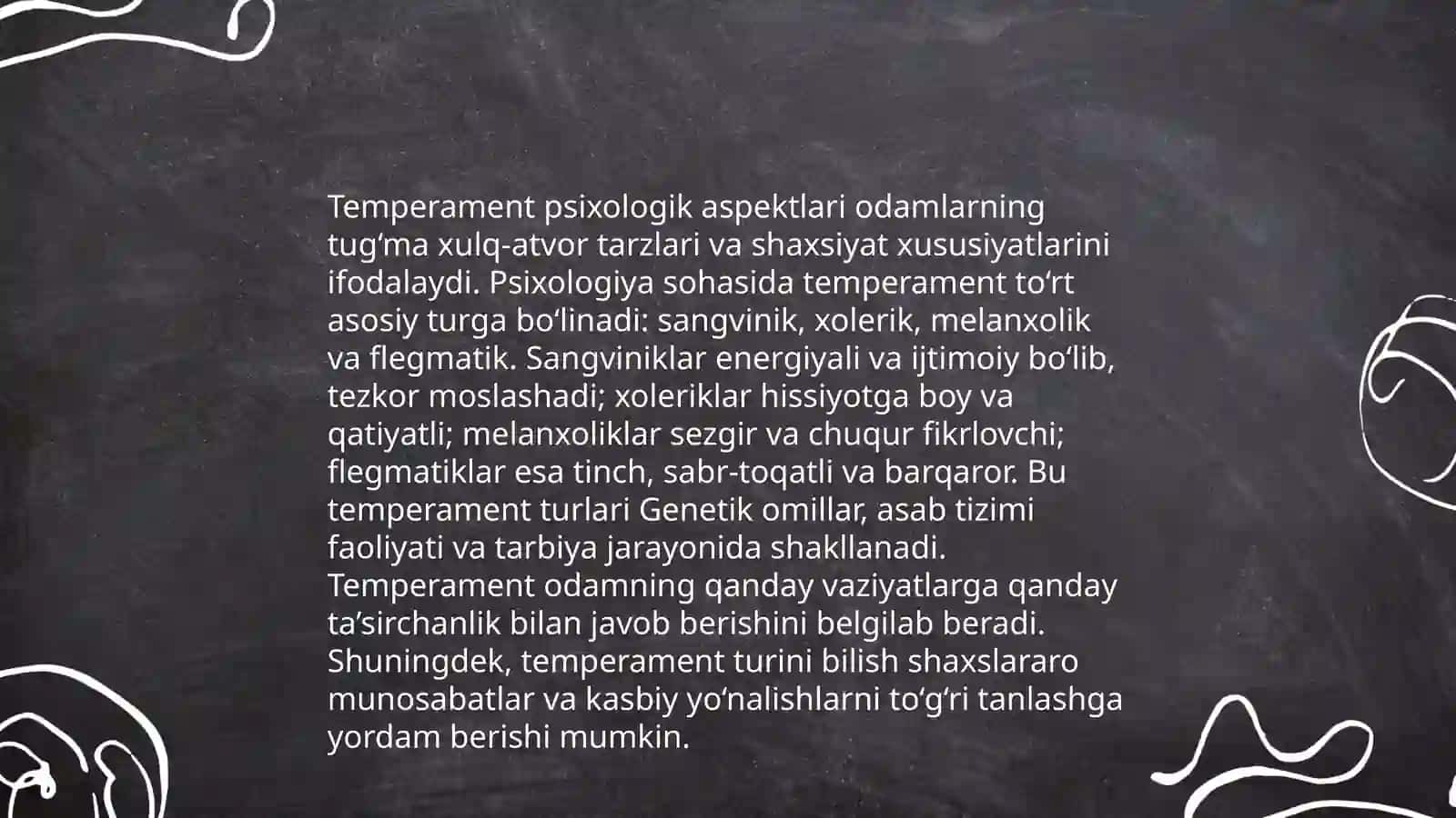 Temperament.Xarakter 4
