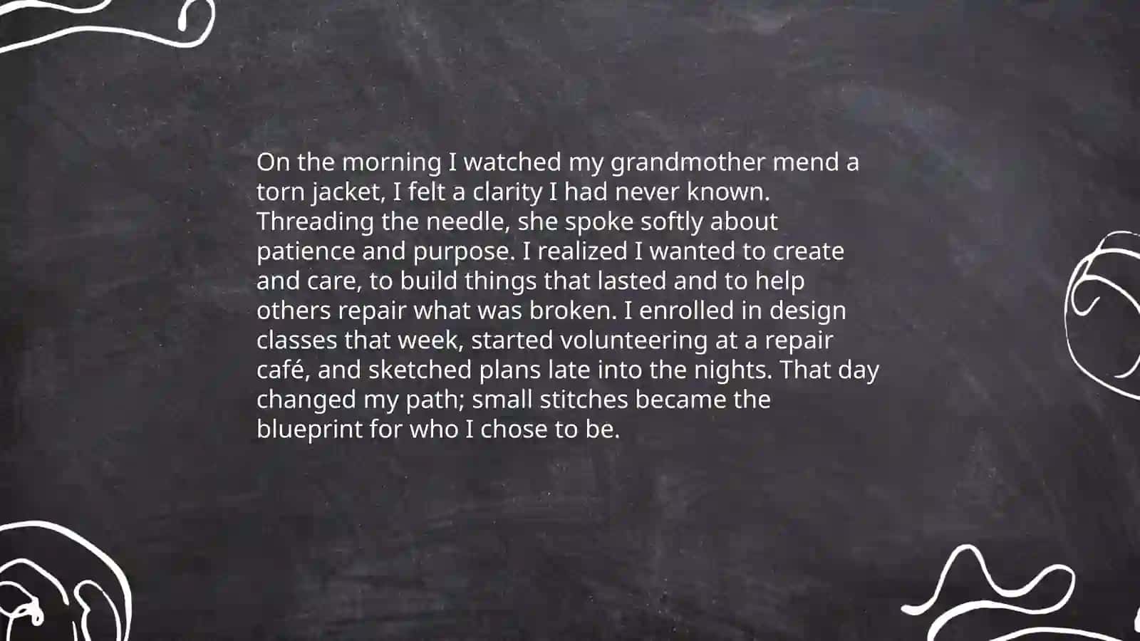 Make a story about yourself 4