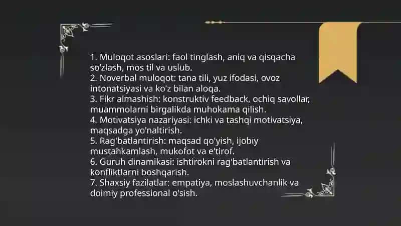 Trenerning kasbiy koʻnikmalari 4