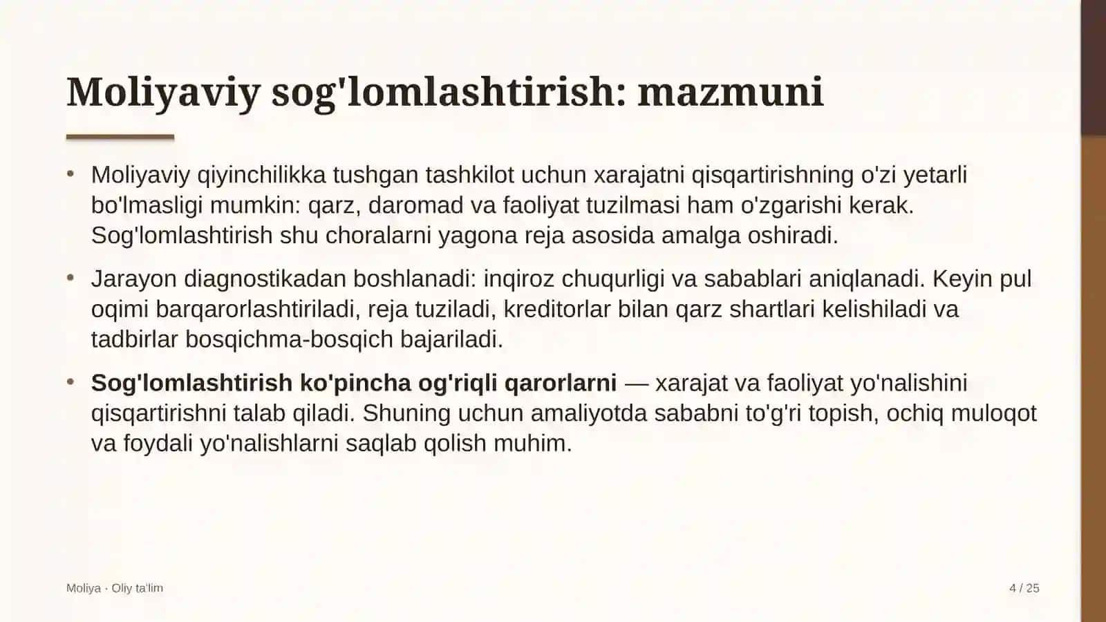 telegram kanallarida moliyaviy sog'lomlashtirish 6982 4