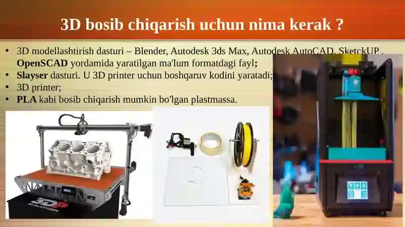 Modelni 3D printerda chop etish 4