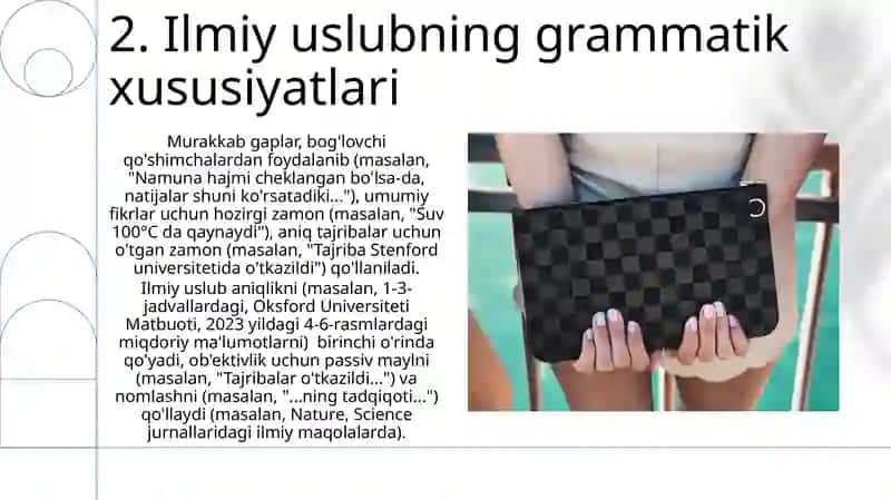 Ilmiy uslub va uning turlari 4