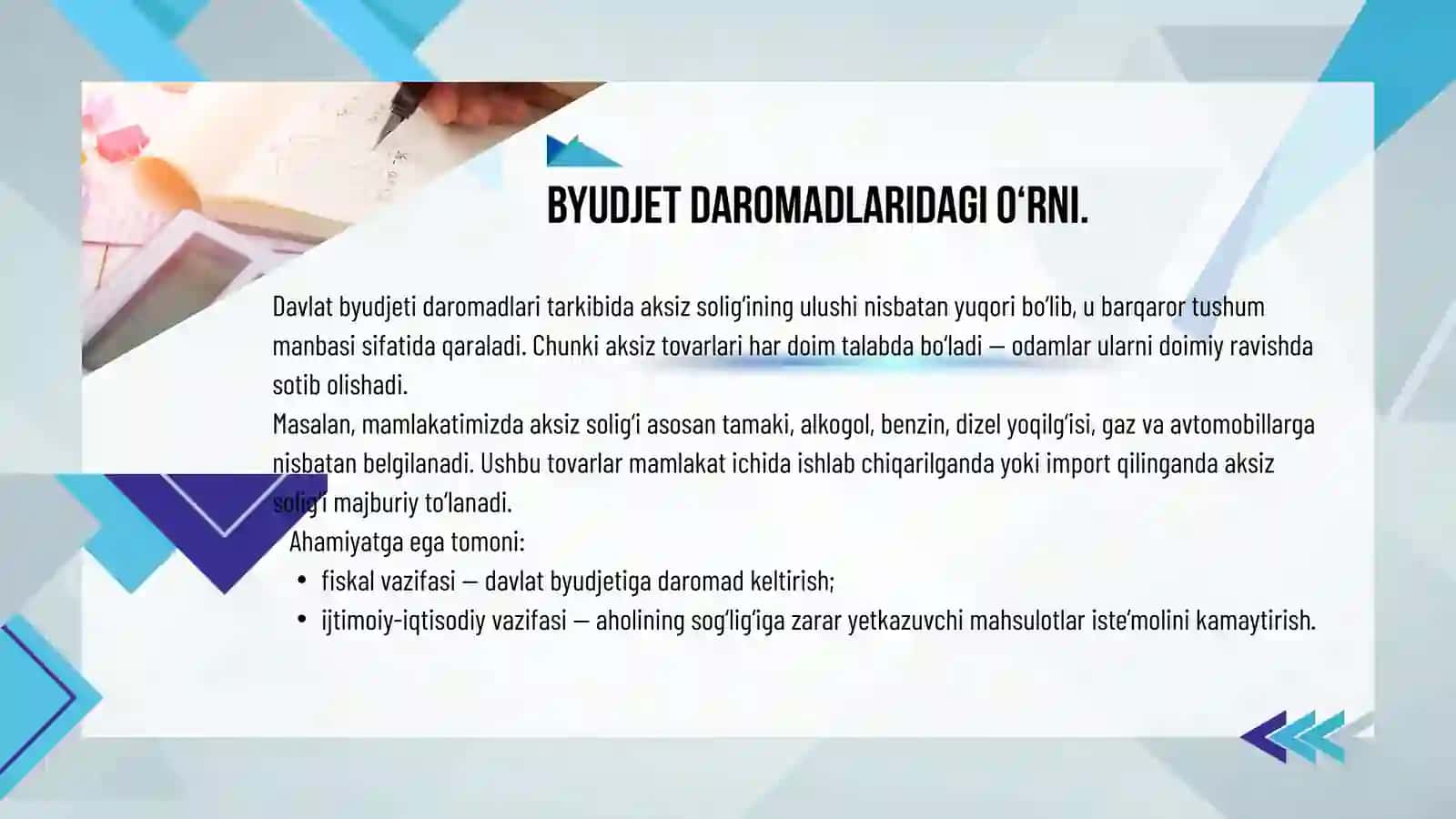 Aksiz solig‘i 4