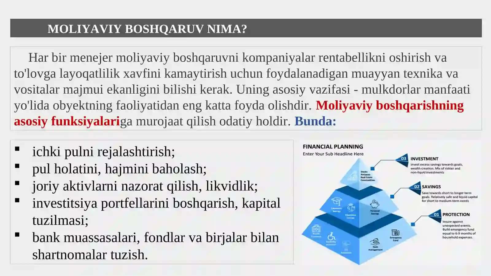 Moliyaviy boshqaruv 4