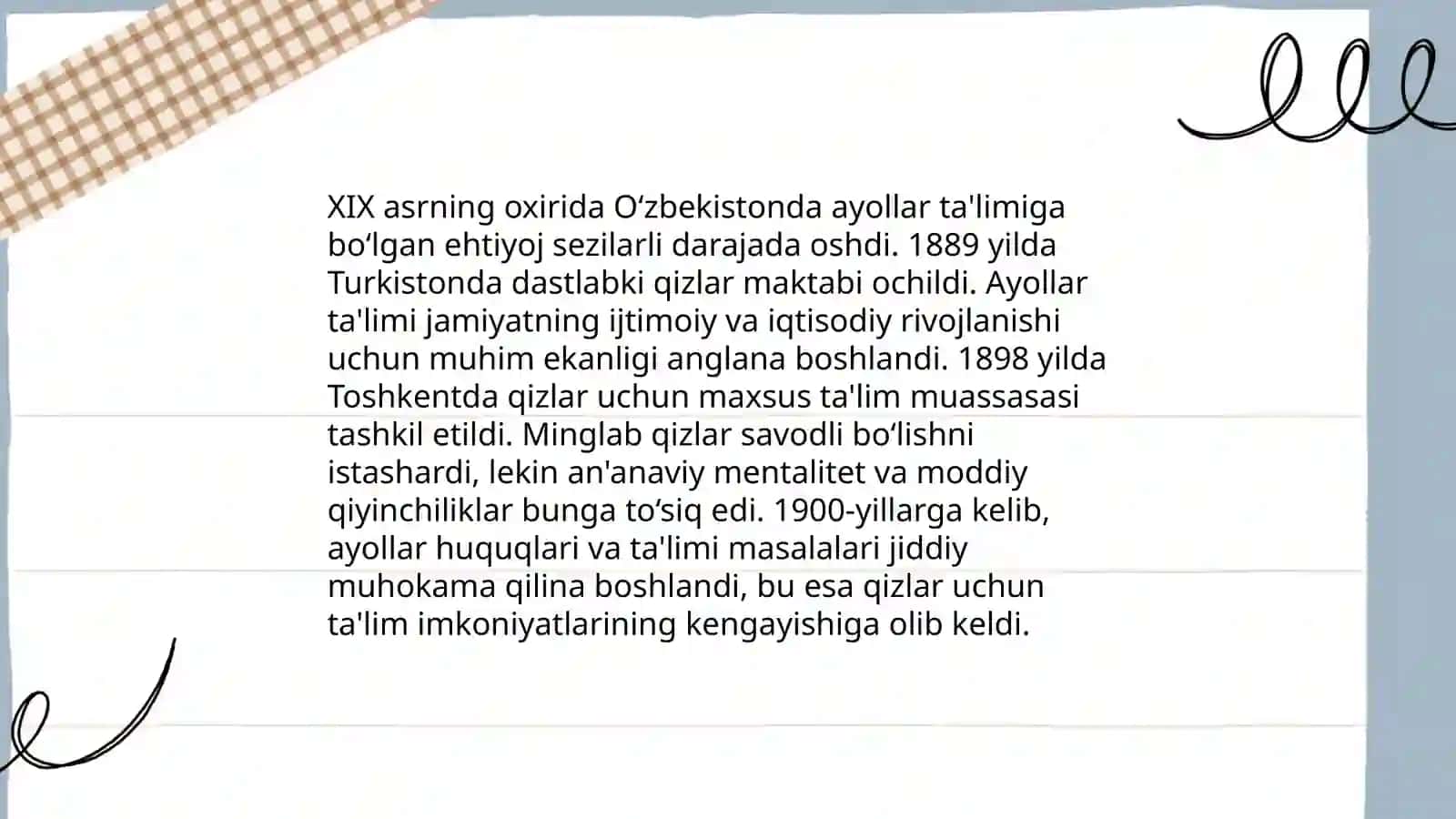 Turkistonda ayollar ta'limining tarixi 4