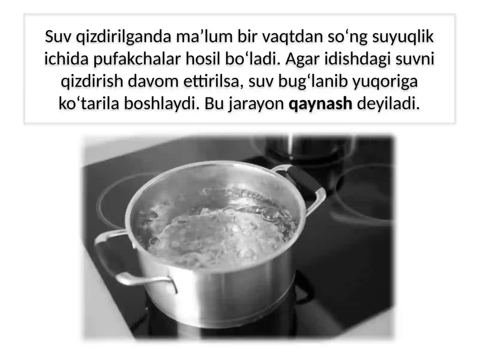 BUG‘LANISH,QAYNASH VA KONDENSATSIYA 4