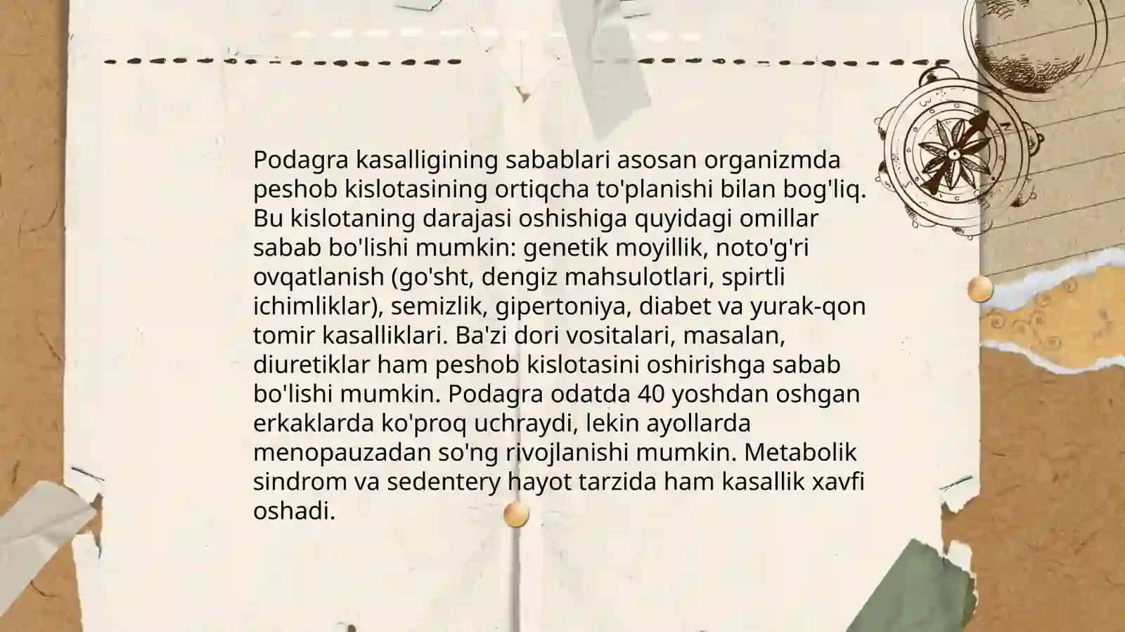Giperurikemiya turlari 4