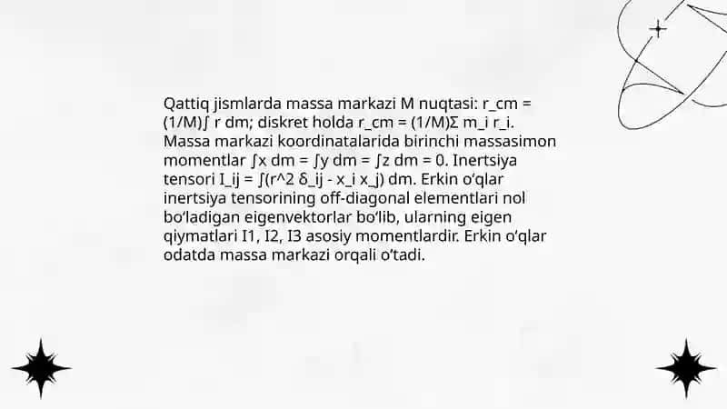 Erkin oʻqlar 4