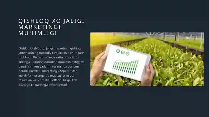 Qishloq xo'jaligi marketingi 4