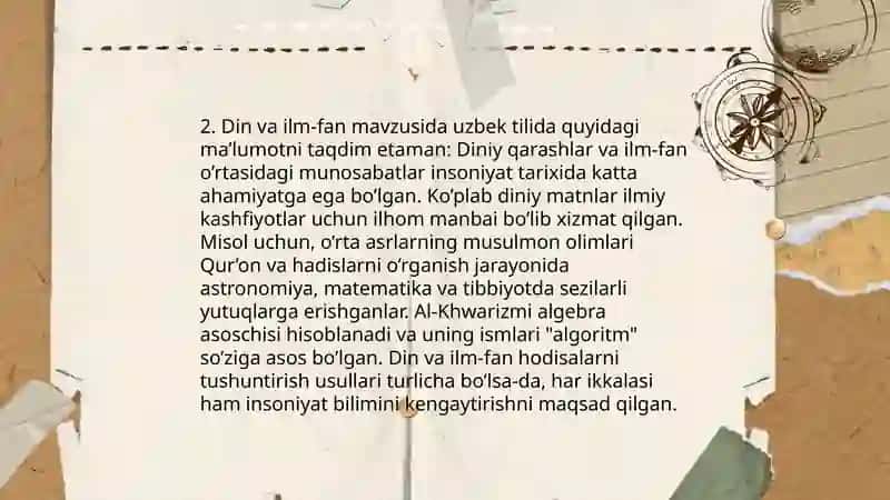Din va hurfikrlilik 4
