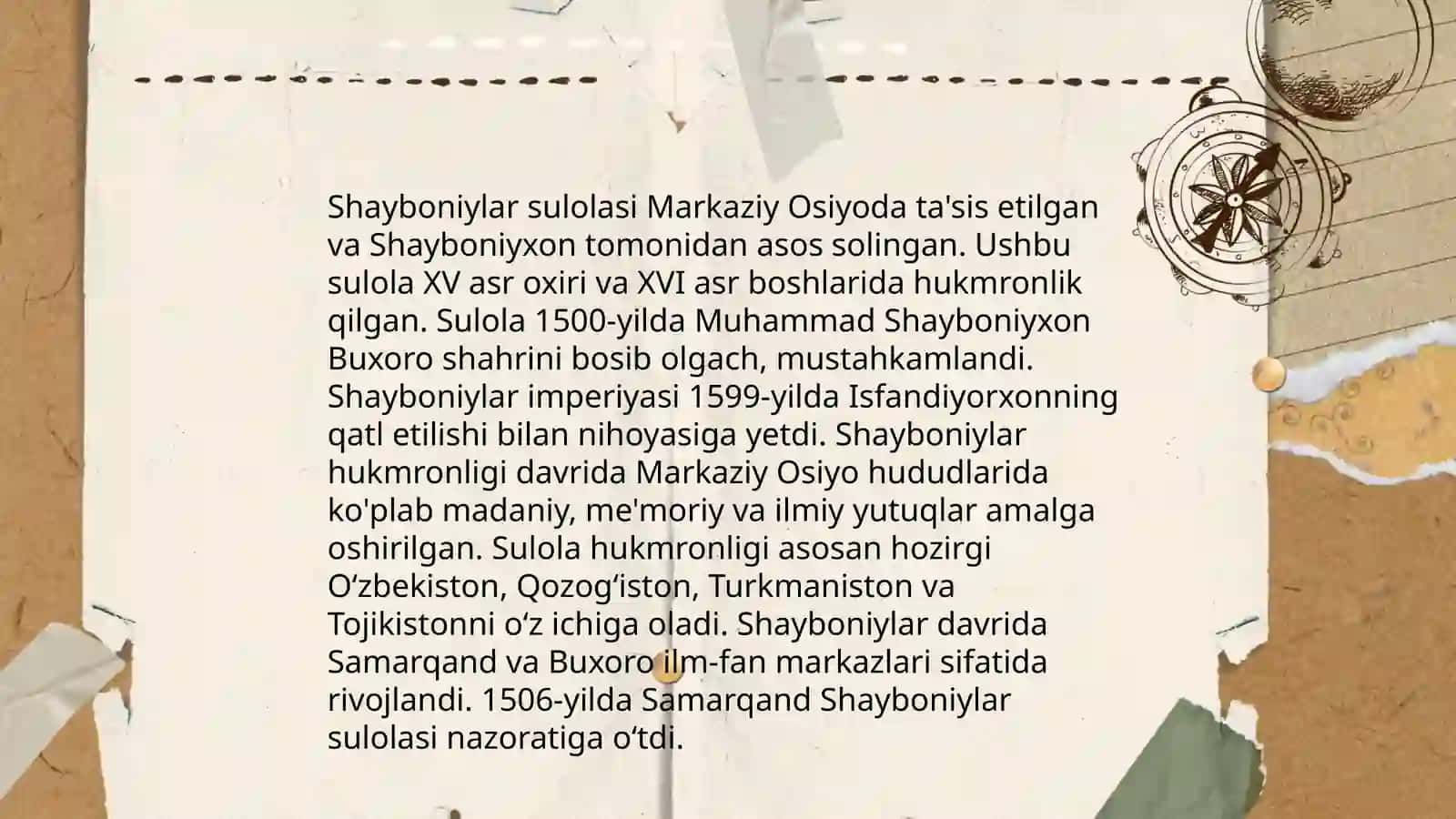 Buxoro xonligi tarixiga oid manbalar 4