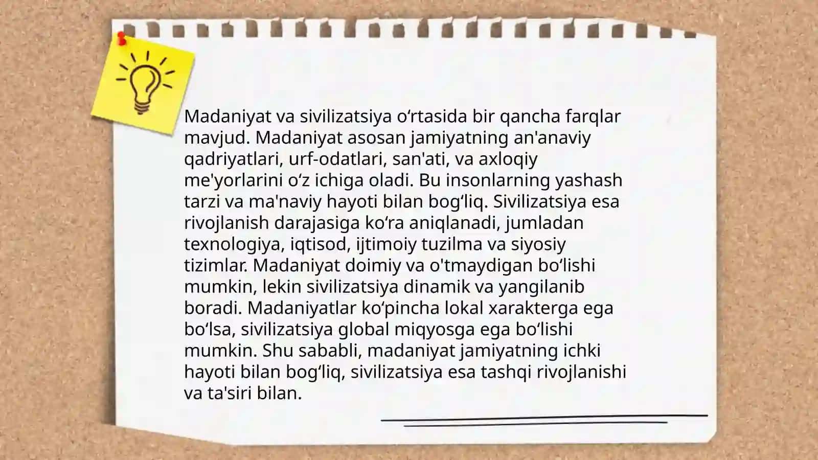 Jamiyat va tarix falsafasi: sivilizatsiya va madaniyat 4