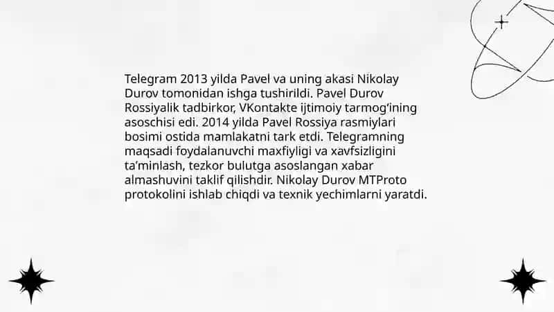 Telegram haqida maʼlumot 4