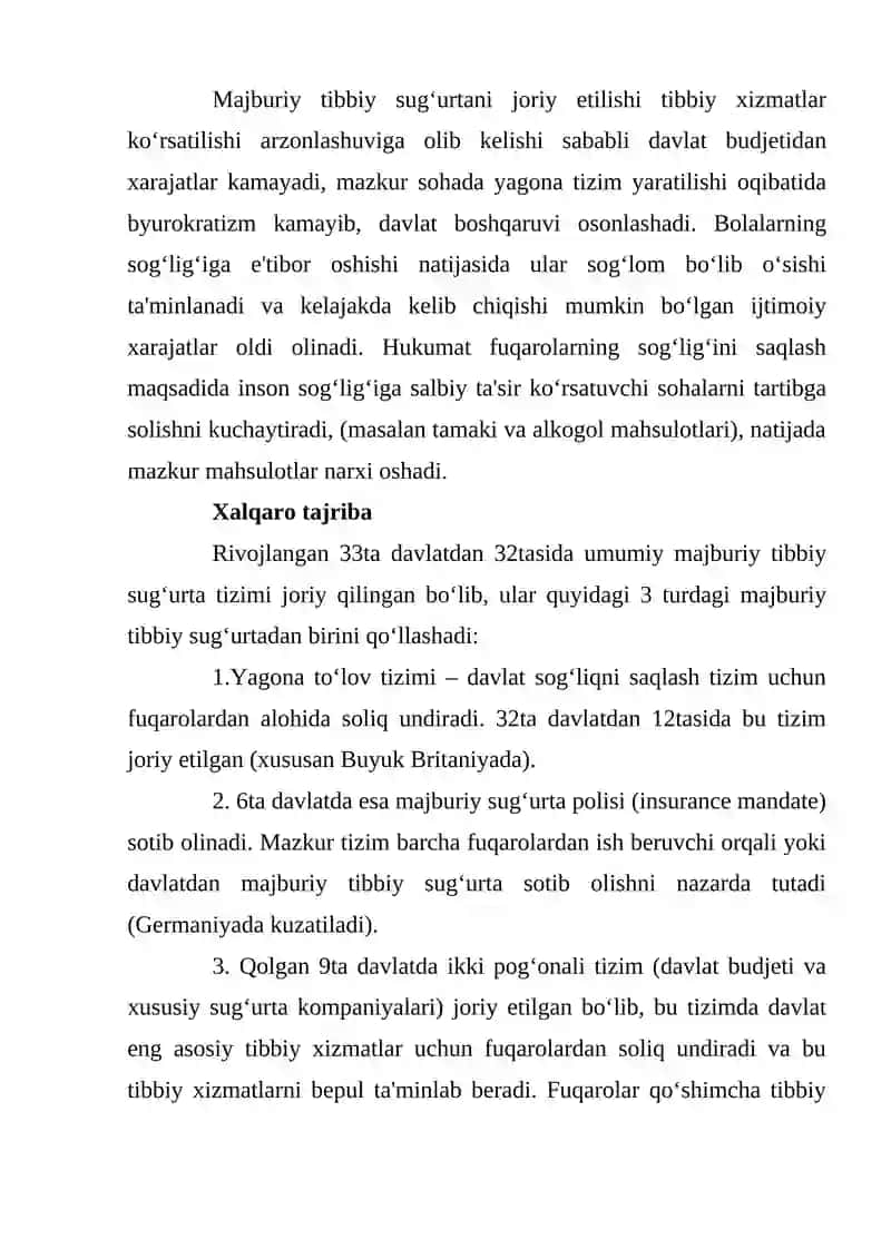 Tibbiy Sug'urta 4