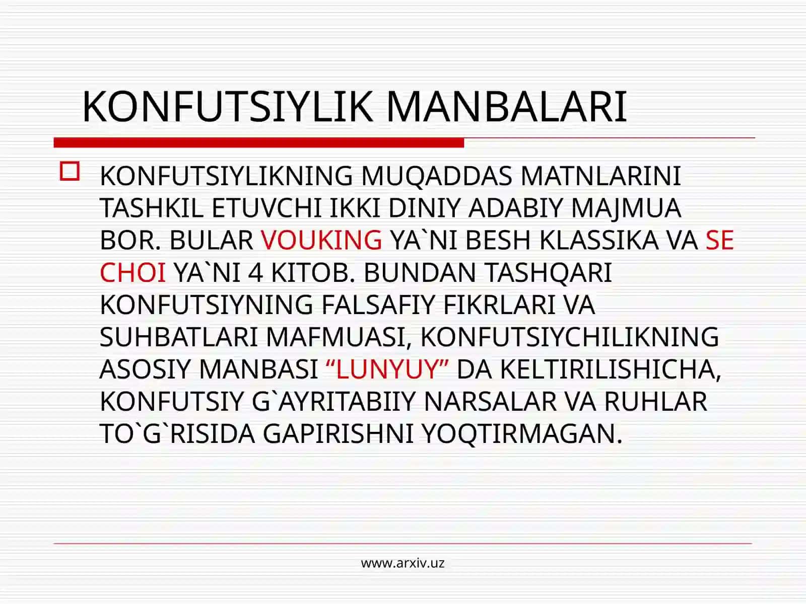 KONFUTSIYNING HAYOTI 4