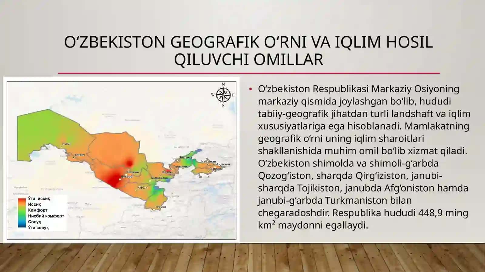 O'ZBEKISTON IQLIMI 4