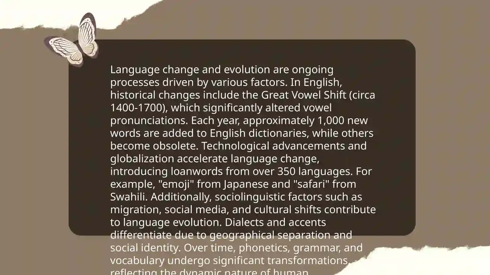 Interrelations and developmental laws of languages 4