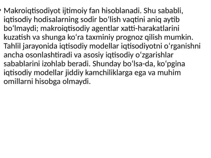 Makroiqtisodiyot va mikroiqtisodiyot 4