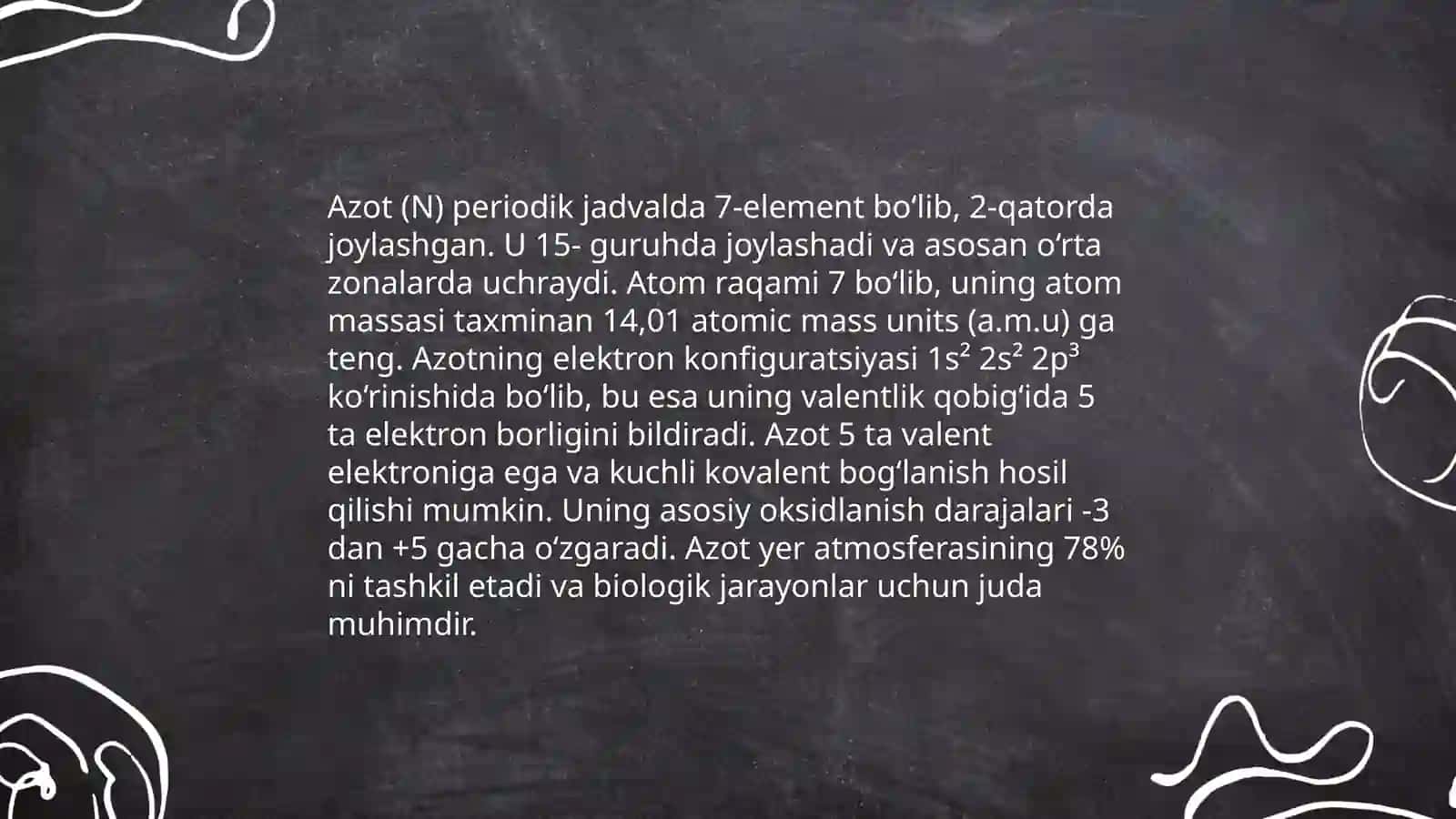 15-Guruh elementlari (pniktogenlar) 4